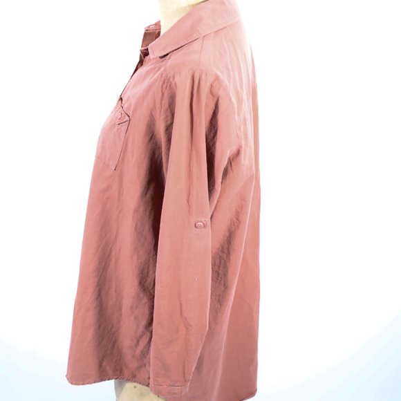 Button-up blouse orange by Mayaliren - Picture 2 of 6